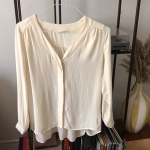 Formal cream blouse